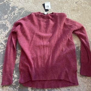 Red Cashmere Sweater NWT